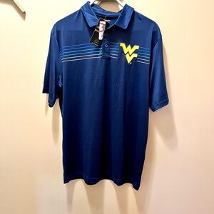 NWT West Virginia Mountaineers Men’s Polo Size Large